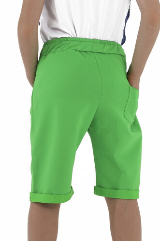 Slazenger PAGE Boys' Shorts Green - Thumbnail