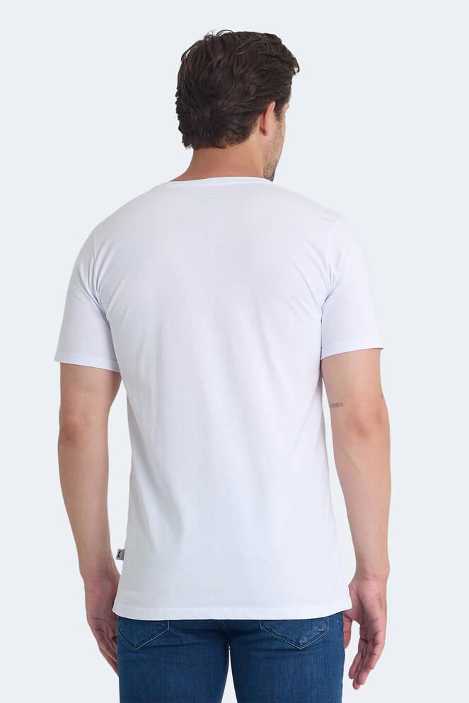 Slazenger PALLU Erkek T-Shirt Beyaz