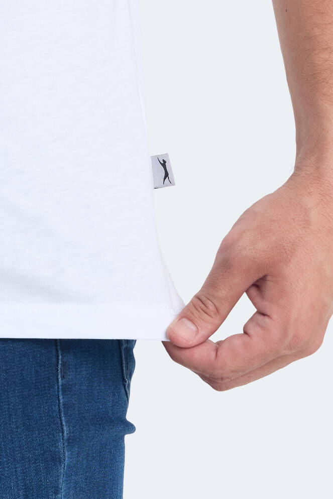 Slazenger PALLU Erkek T-Shirt Beyaz