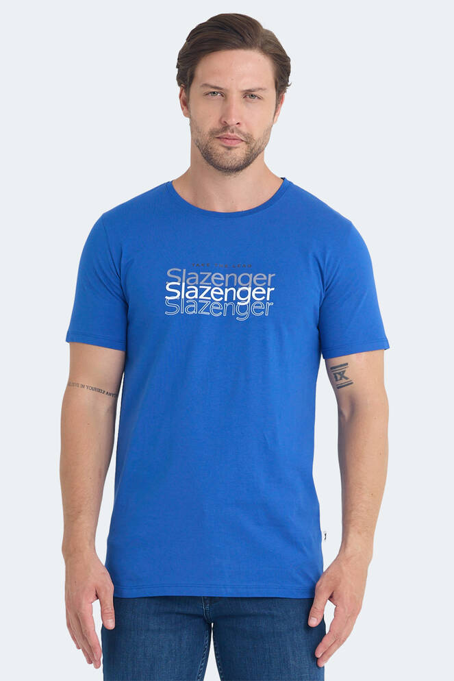 Slazenger PALLU Men's T-Shirt Saks Blue