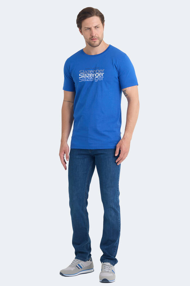 Slazenger PALLU Men's T-Shirt Saks Blue