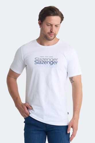 Slazenger PALLU Men's T-Shirt White - Thumbnail