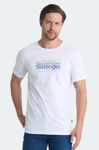 Slazenger PALLU Men's T-Shirt White - Thumbnail