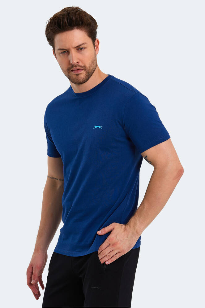 Slazenger PANCO I Erkek Indigo Tişört