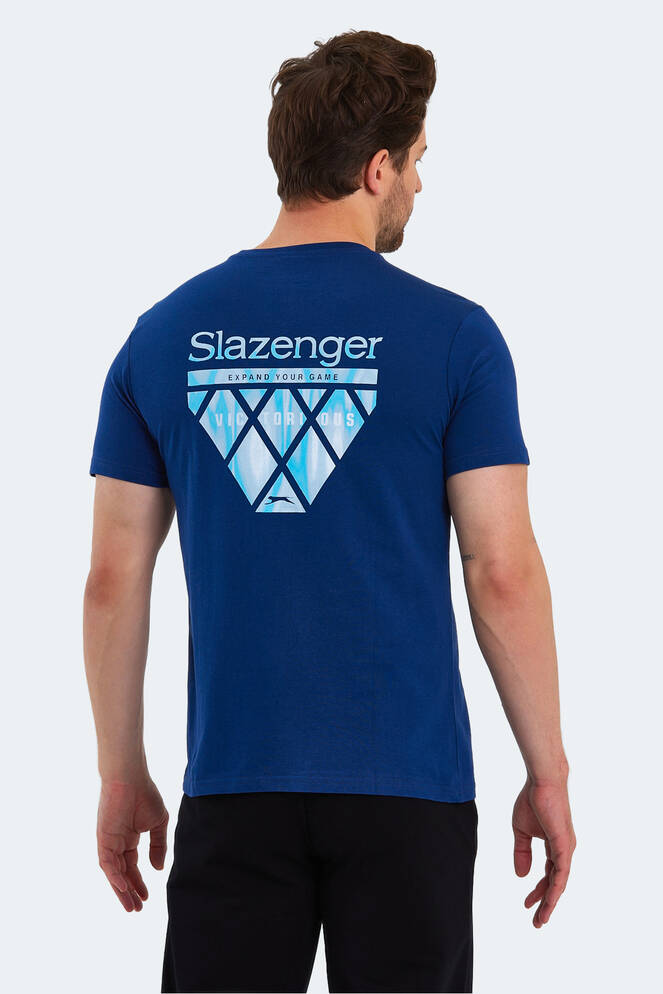 Slazenger PANCO I Erkek Indigo Tişört