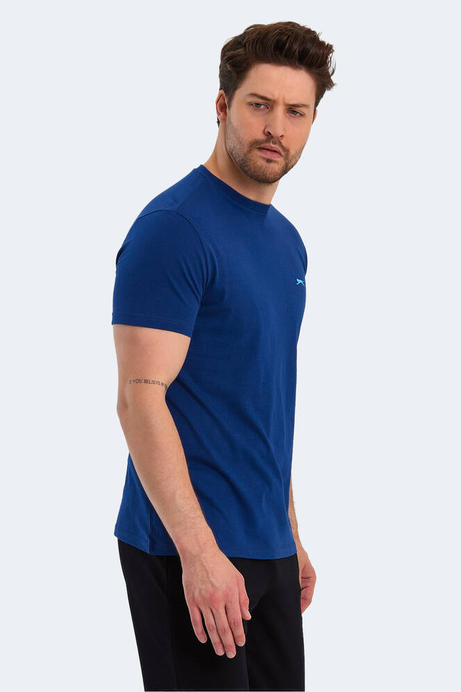 Slazenger PANCO I Erkek Indigo Tişört