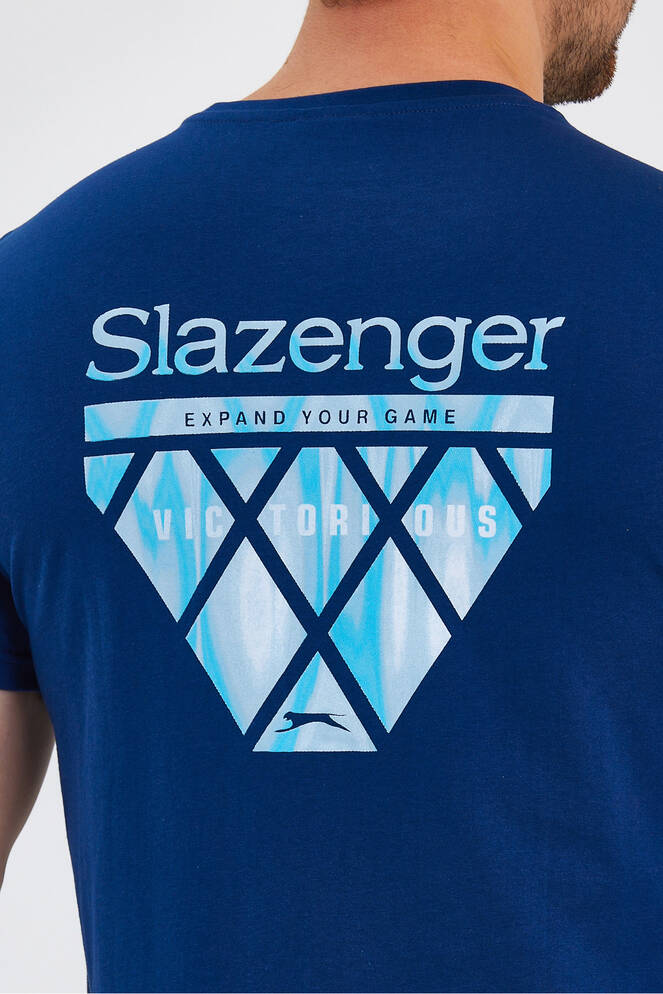 Slazenger PANCO I Erkek Indigo Tişört