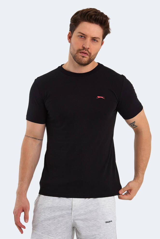 Slazenger PANCO Men's Short Sleeve T-Shirt Black
