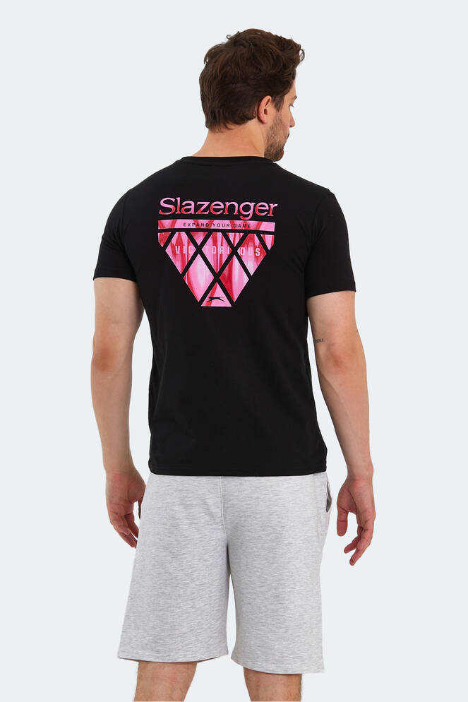 Slazenger PANCO Men's Short Sleeve T-Shirt Black