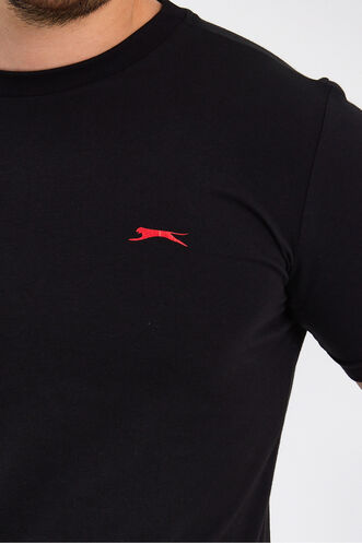 Slazenger PANCO Men's Short Sleeve T-Shirt Black - Thumbnail