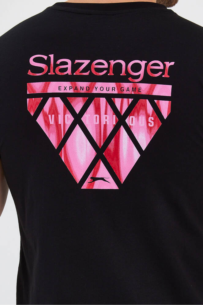 Slazenger PANCO Men's Short Sleeve T-Shirt Black