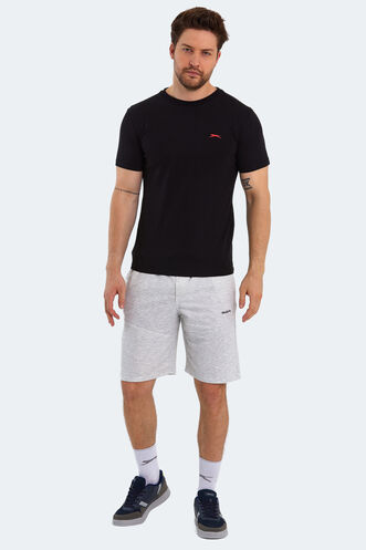 Slazenger PANCO Men's Short Sleeve T-Shirt Black - Thumbnail