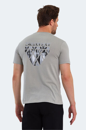 Slazenger PANCO Men's Short Sleeve T-Shirt Gray - Thumbnail