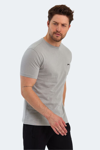 Slazenger PANCO Men's Short Sleeve T-Shirt Gray - Thumbnail