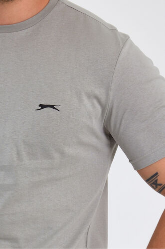 Slazenger PANCO Men's Short Sleeve T-Shirt Gray - Thumbnail