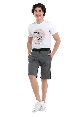 Slazenger PARASTU Erkek Şort Gri - Thumbnail