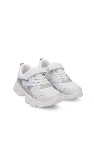 Slazenger PARIS Unisex Kids' Sneaker White - Thumbnail