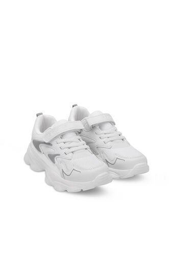 Slazenger PARIS Unisex Kids' Sneaker White - Thumbnail