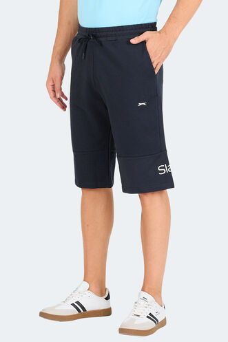 Slazenger - Slazenger PARISONER IN Erkek Cepli Kapri Lacivert Şort