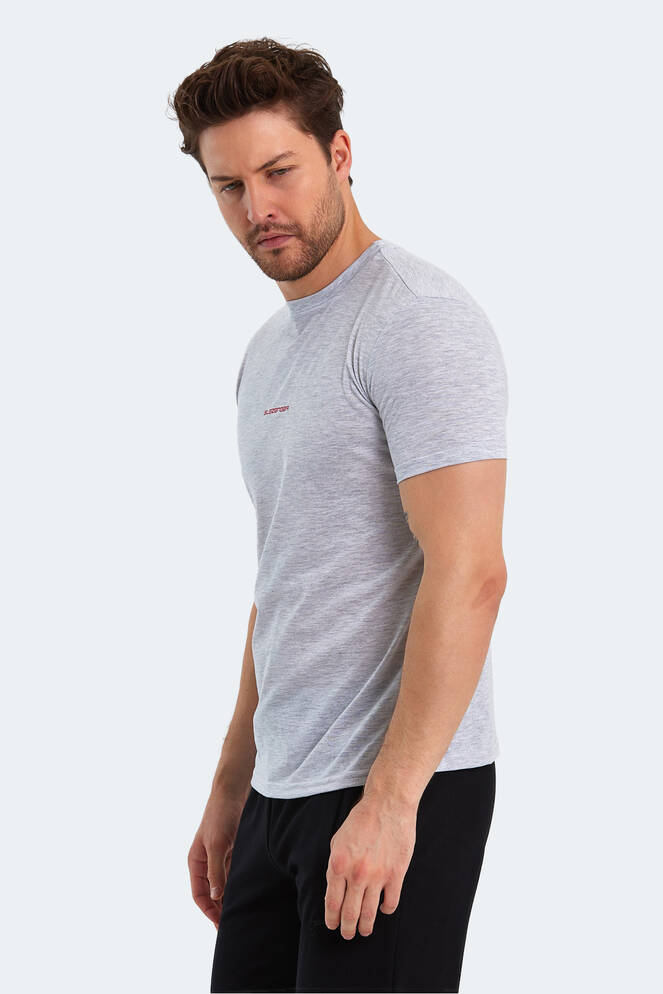 Slazenger PATSY IN Erkek Baskılı Ekru Tişört