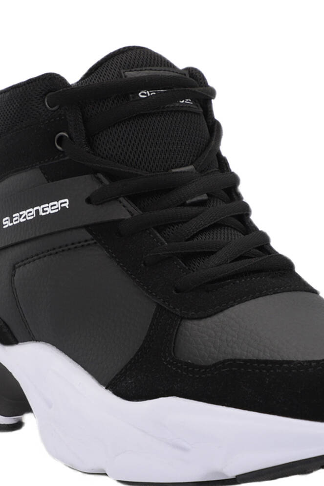 Slazenger PATTERN Sneaker Kadın Ayakkabı Siyah - Beyaz