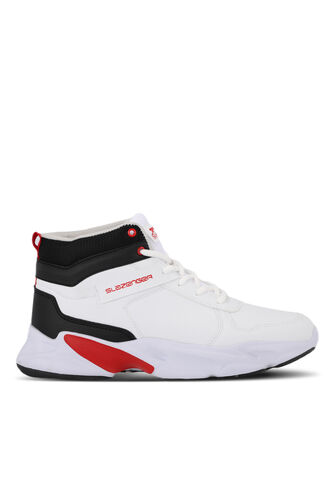 Slazenger - Slazenger PATTERN Sneaker Men's Shoes White - Red