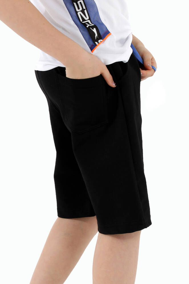 Slazenger PAULIEN Erkek Çocuk Şort Siyah