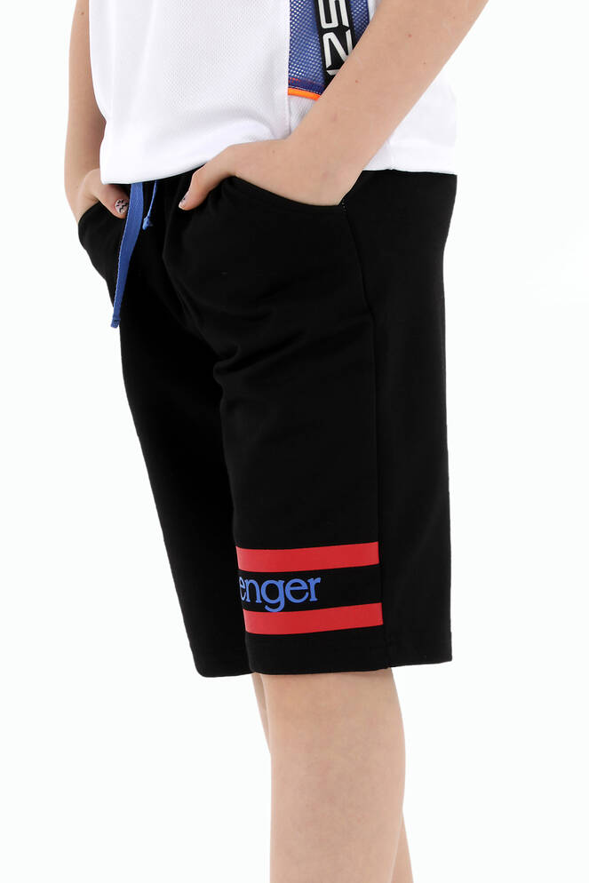 Slazenger PAULIEN Erkek Çocuk Şort Siyah