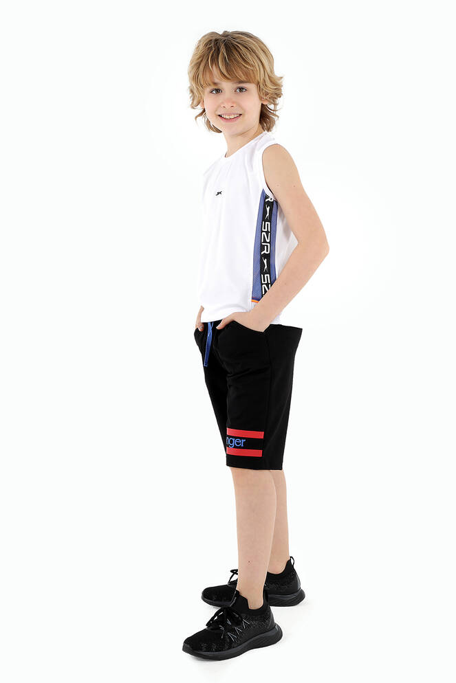 Slazenger PAULIEN Erkek Çocuk Şort Siyah