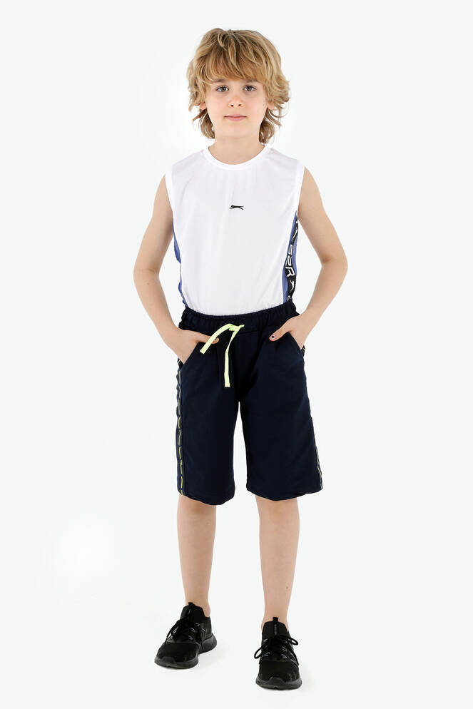 Slazenger PAVEL Erkek Çocuk Şort Lacivert