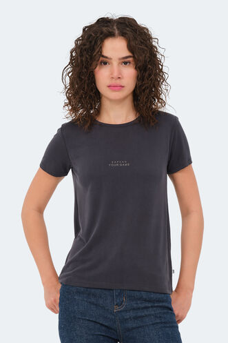 Slazenger - Slazenger PAYTONS Kadın T-Shirt Siyah