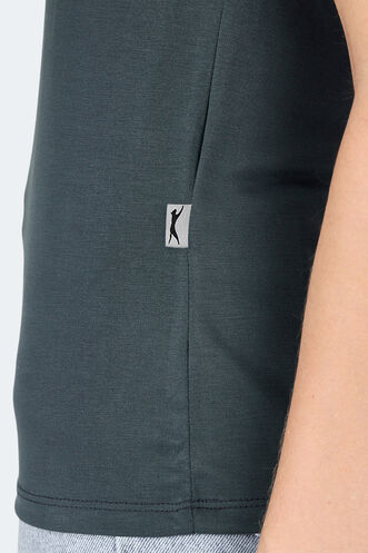 Slazenger PAYTONS Kadın Tişört Antrasit - Thumbnail