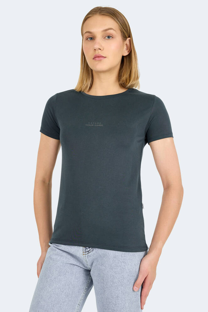 Slazenger PAYTONS Kadın Tişört Antrasit