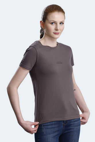 Slazenger PAYTONS Women's T-shirt Brown - Thumbnail
