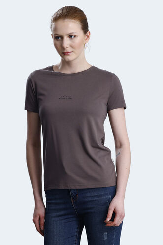 Slazenger PAYTONS Women's T-shirt Brown - Thumbnail