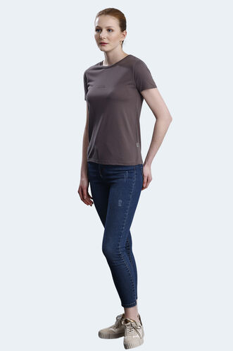 Slazenger PAYTONS Women's T-shirt Brown - Thumbnail