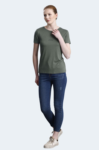 Slazenger PAYTONS Women's T-shirt Khaki - Thumbnail