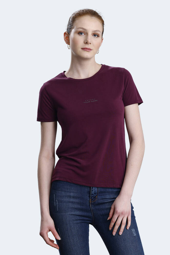 Slazenger PAYTONS Women's T-shirt Burgundy