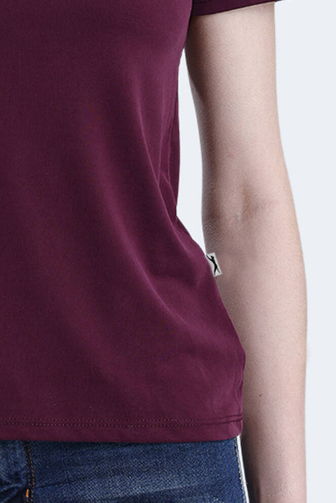 Slazenger PAYTONS Women's T-shirt Burgundy