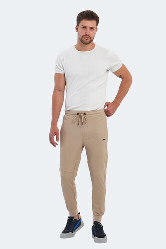 Slazenger PEARCE Men's Sweatpants Stone Gray - Thumbnail