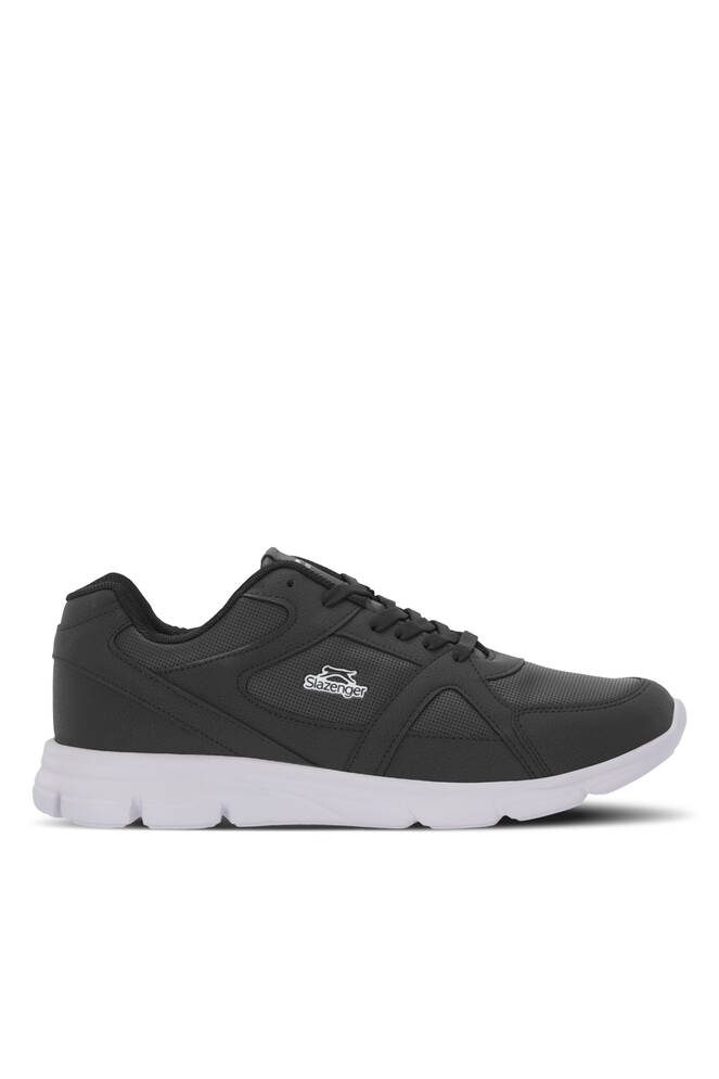 Slazenger PERA Büyük Beden Erkek Sneaker Ayakkabı Siyah - Beyaz