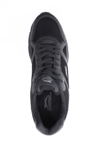 Slazenger PERA Plus Size Erkek Spor Ayakkabıları Siyah - Siyah - Thumbnail