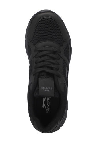 Slazenger PERA Plus Size Erkek Spor Ayakkabıları Siyah - Siyah - Thumbnail