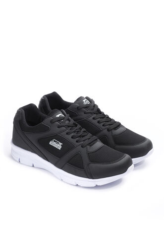 Slazenger PERA Plus Size Men's Sneaker Shoes Black - White - Thumbnail