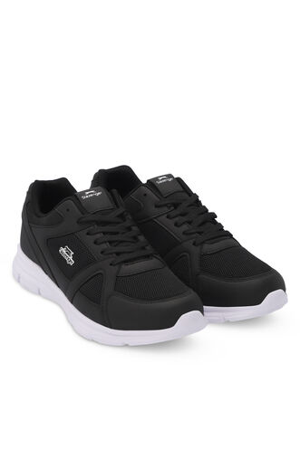 Slazenger PERA Plus Size Men's Sneaker Shoes Black - White - Thumbnail