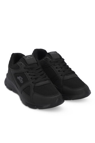 Slazenger PERA Sneaker Erkek Ayakkabı Siyah - Siyah - Thumbnail