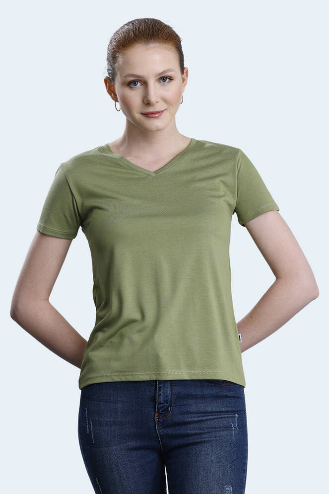 Slazenger PERICAS Kadın Tişört Açık Yeşil