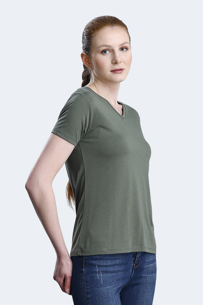 Slazenger PERICAS Kadın Tişört Haki