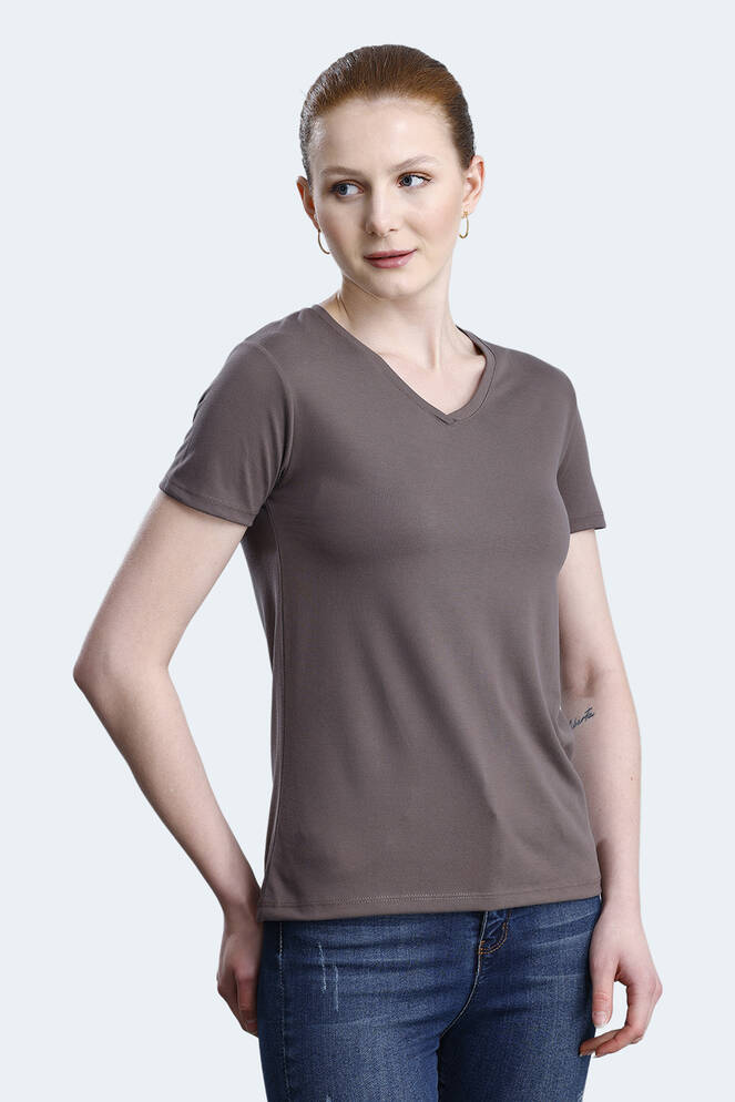 Slazenger PERICAS Kadın Tişört Kahve