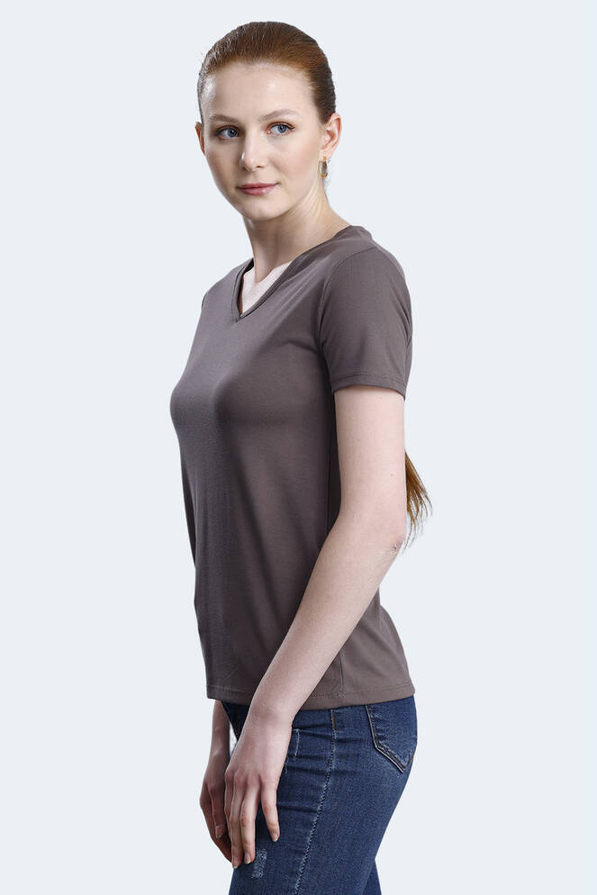 Slazenger PERICAS Women's T-shirt Brown